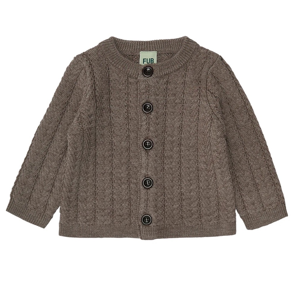 FUB merino wool kids cardigan sweater 110 4-5T